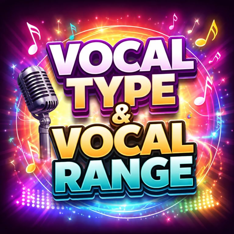 VOCAL TYPE AND VOCAL RANGE